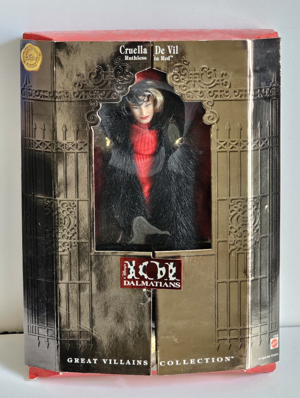 Cruella De Vil Ruthless In Red Disney Villains Collection Doll 101 Dalmatians